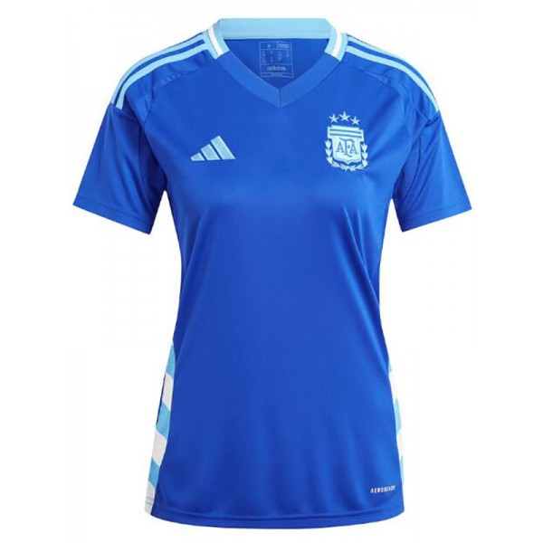 Argentina away female jersey women's second soccer uniform sportswear football tops sport shirt 2024 Euro cup
